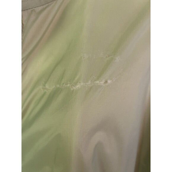 Reversible Lime Nylon/cream Fleece Plus Size 4X Jacket - Picture 2 of 10